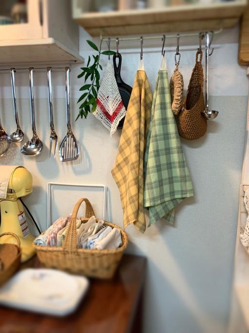 추석🧺코튼 키친크로스🍃빅사이즈✔️두컬러