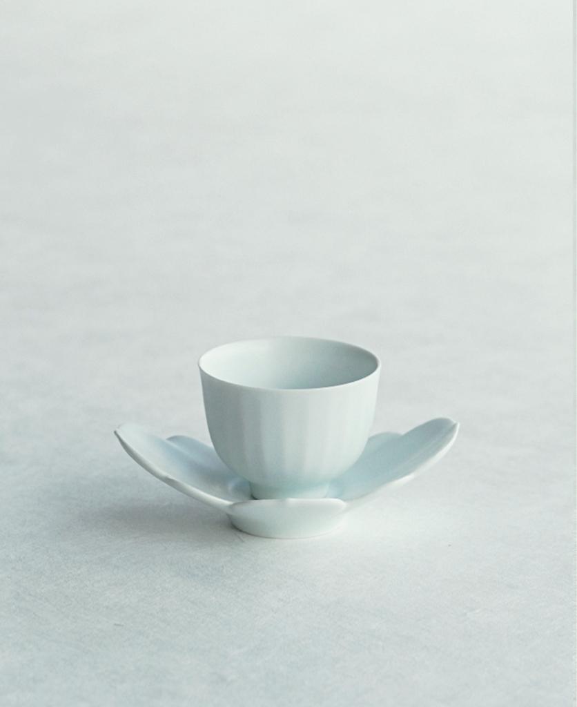 백색여백_32각 다각잔 세트