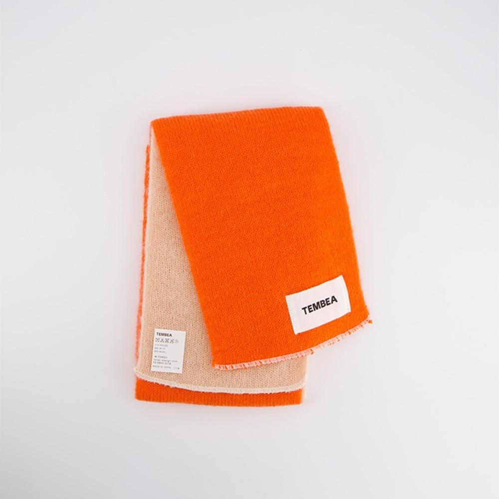 24 FW GUNTE MOHAIR 머플러_Pink + Orange