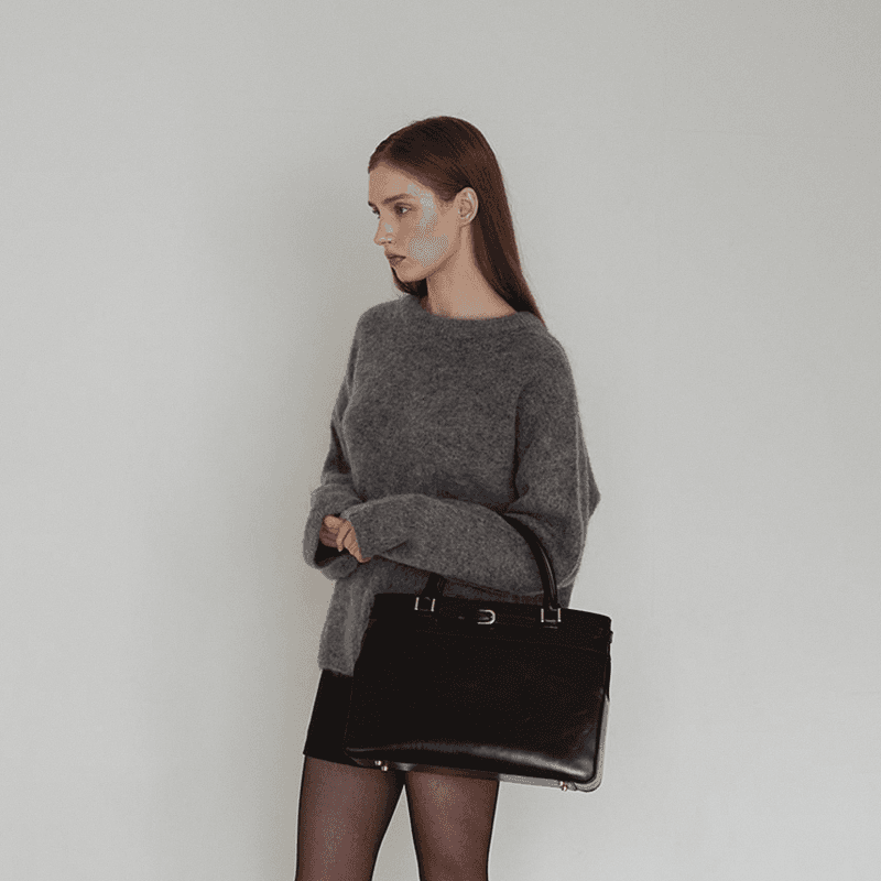 [DAY5] 벨트 빅백 토트백 - 블랙