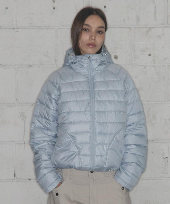 [10/22 예약배송] LIGHTWEIGHT SWING PUFFER (SKY BLUE) F25ZA001