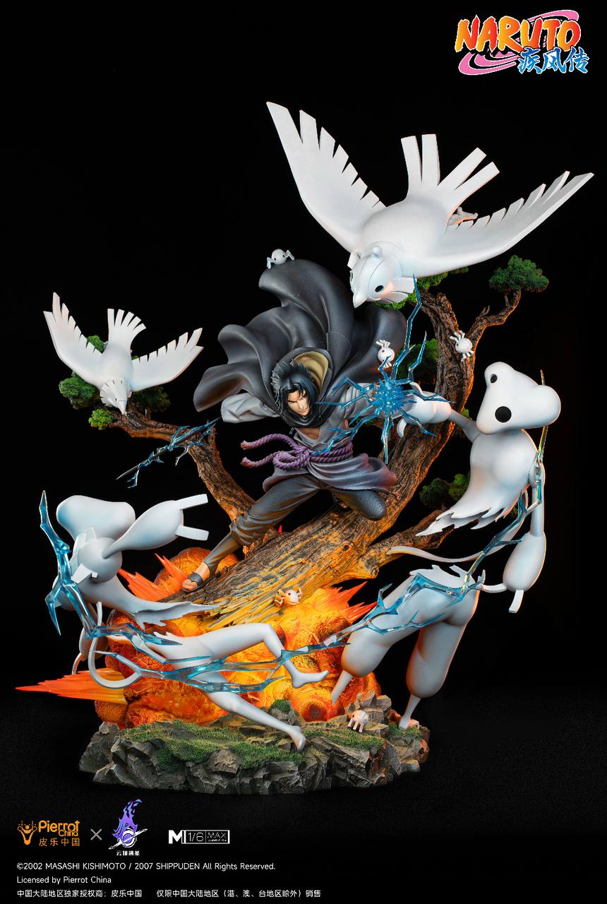 【Pre-sale】1/6 Scale Uchiba Sasuke with LED-Naruto-Pick Star Studio