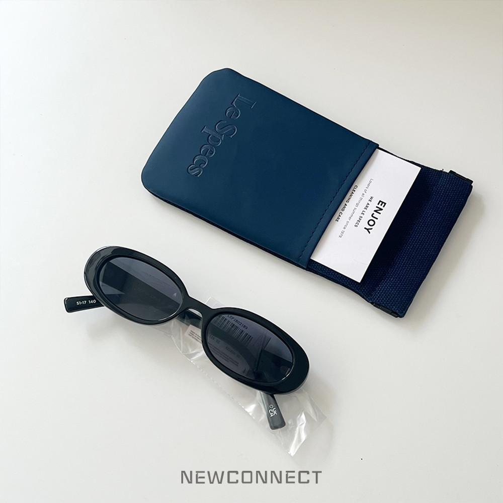 Le Specs 르스펙스 아우타 OUTTA LOVE 오벌 선글라스 Black : 뉴커넥트