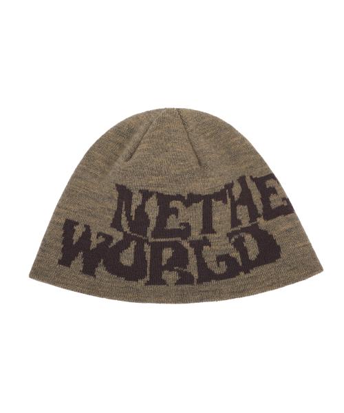 NETHERWORLD LOGO BEANIE DEEP GREEN
