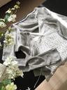 노비야카 basil punching ribbon cardigan (Ivory, gray)