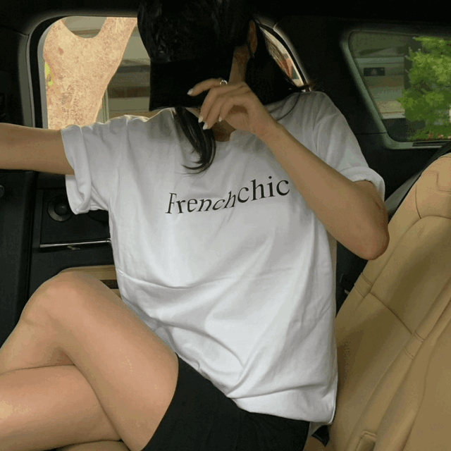 [unisex]프렌치 시크 반팔 2컬러