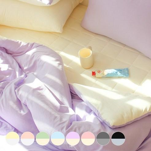 루시드슬립 디어마이 리버서블 워싱 옥수수솜 차렵이불 세트 - 이불세트 | 쿠팡