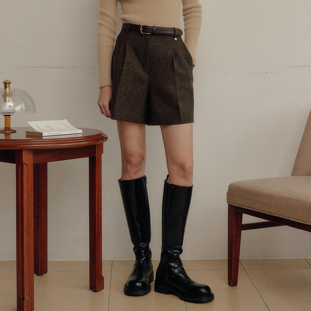 WINTER WOOL SHORT PANTS_2colors