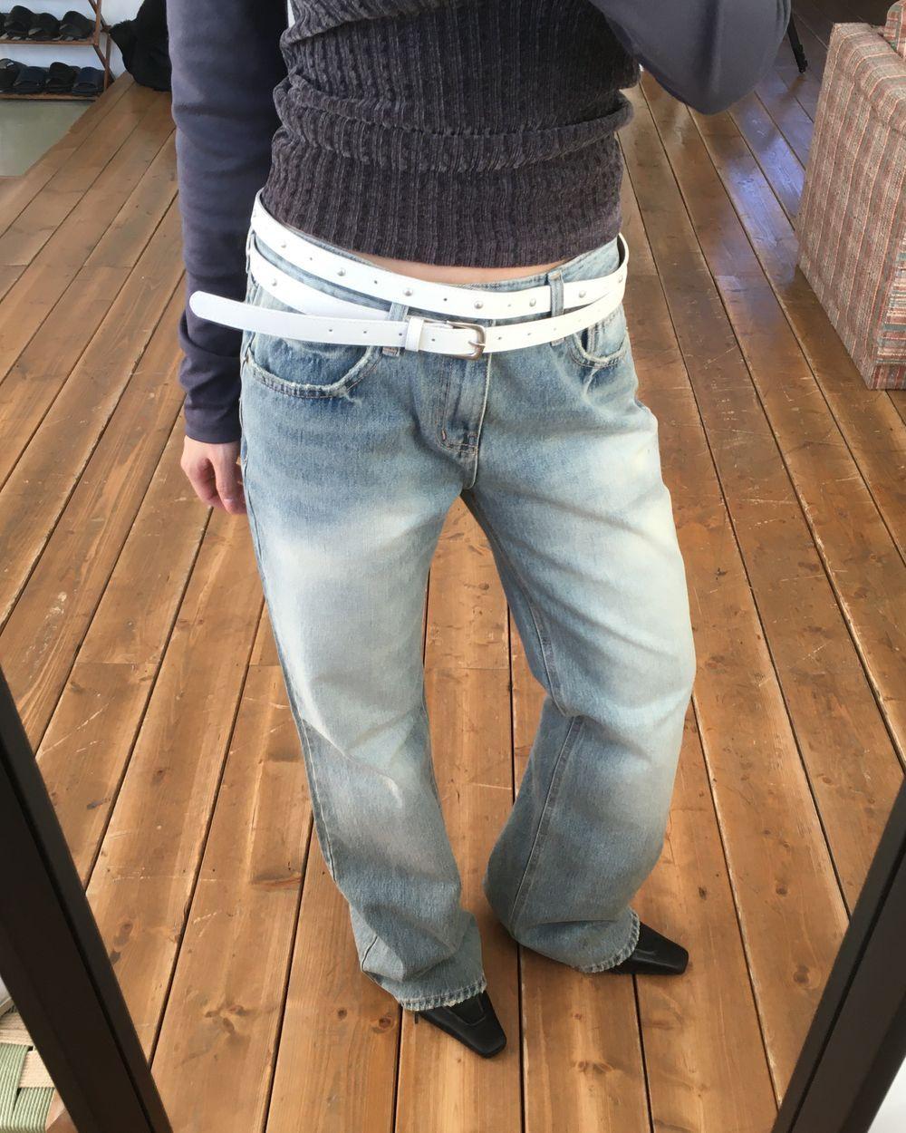 모드니치 LOW FADE WASH DENIM