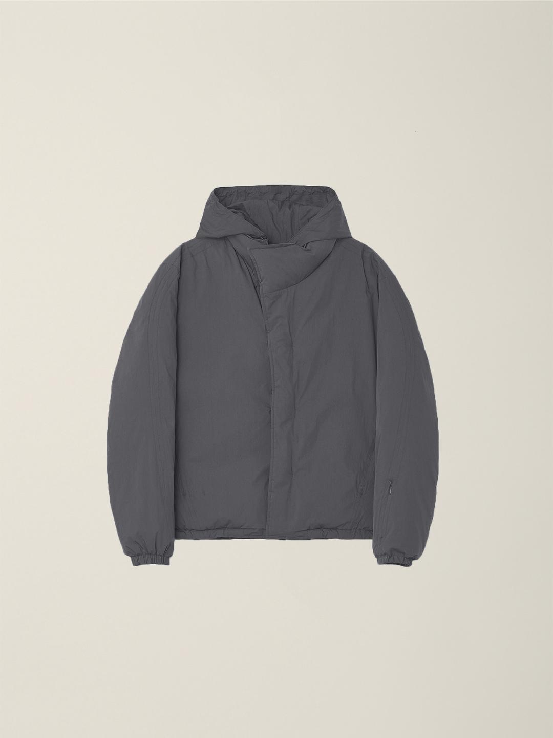 SHRUNKEN PUFFER DOWN PARKA CHARCOAL