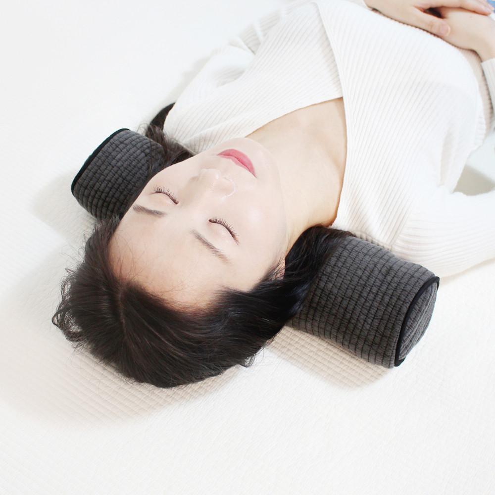 메밀 경추베개 목디스크 거북목베개 일자목 목베개 목침 원형
