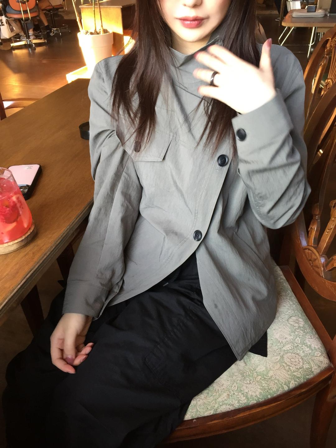 컴앤드헤이마 [코트,셔츠 두가지ㅣ 코디 가능] 2way 하이넥 버튼 포켓 코트 셔츠