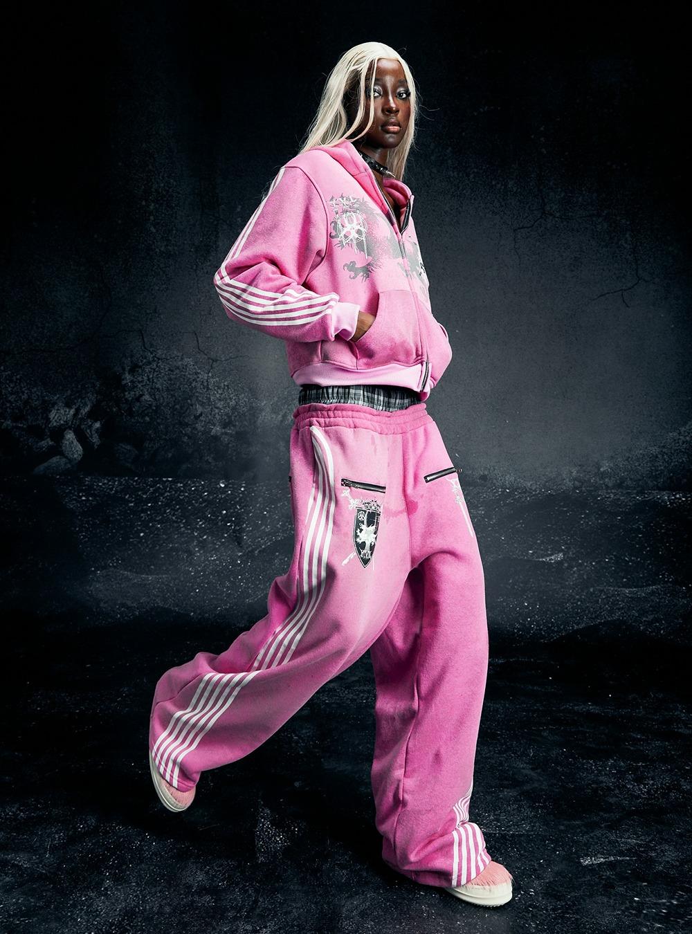 [COZY] ROYAL KNIGHT CLUB WAXED TRACKSUIT SET (3color)