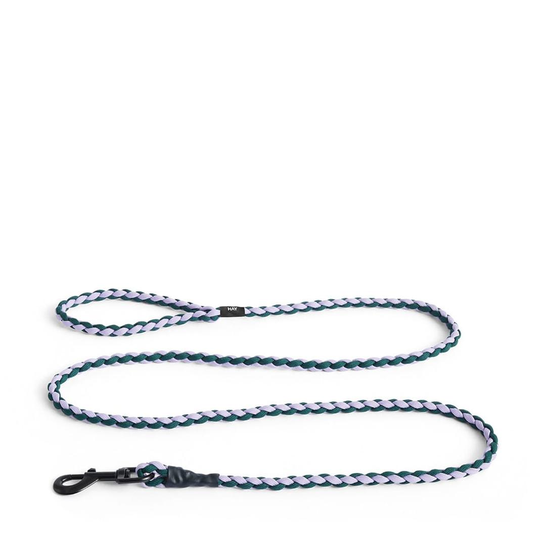 HAY Dogs Leash Braided Lavender-Green