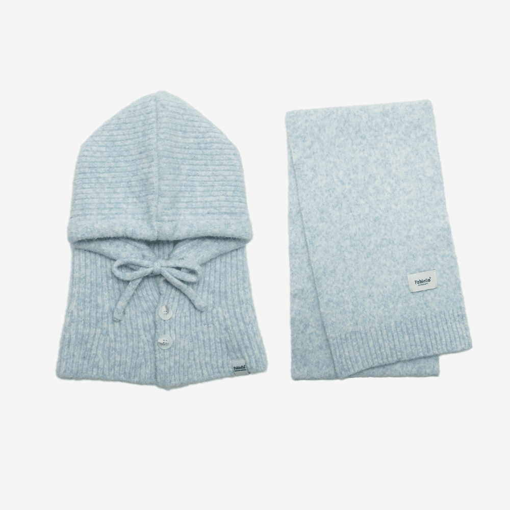 [set] Merino balaclava (sky blue)