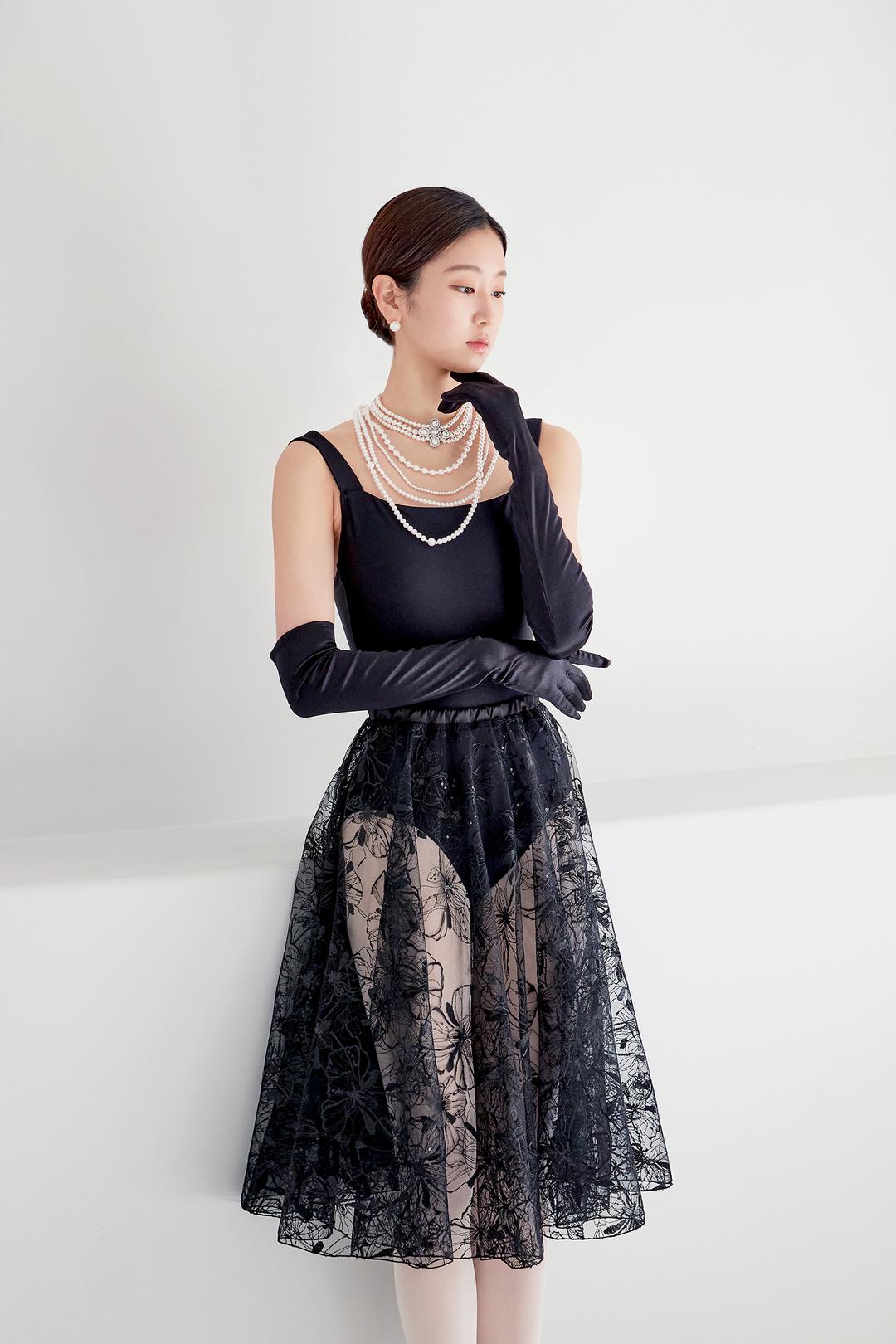 Clematis skirt _black