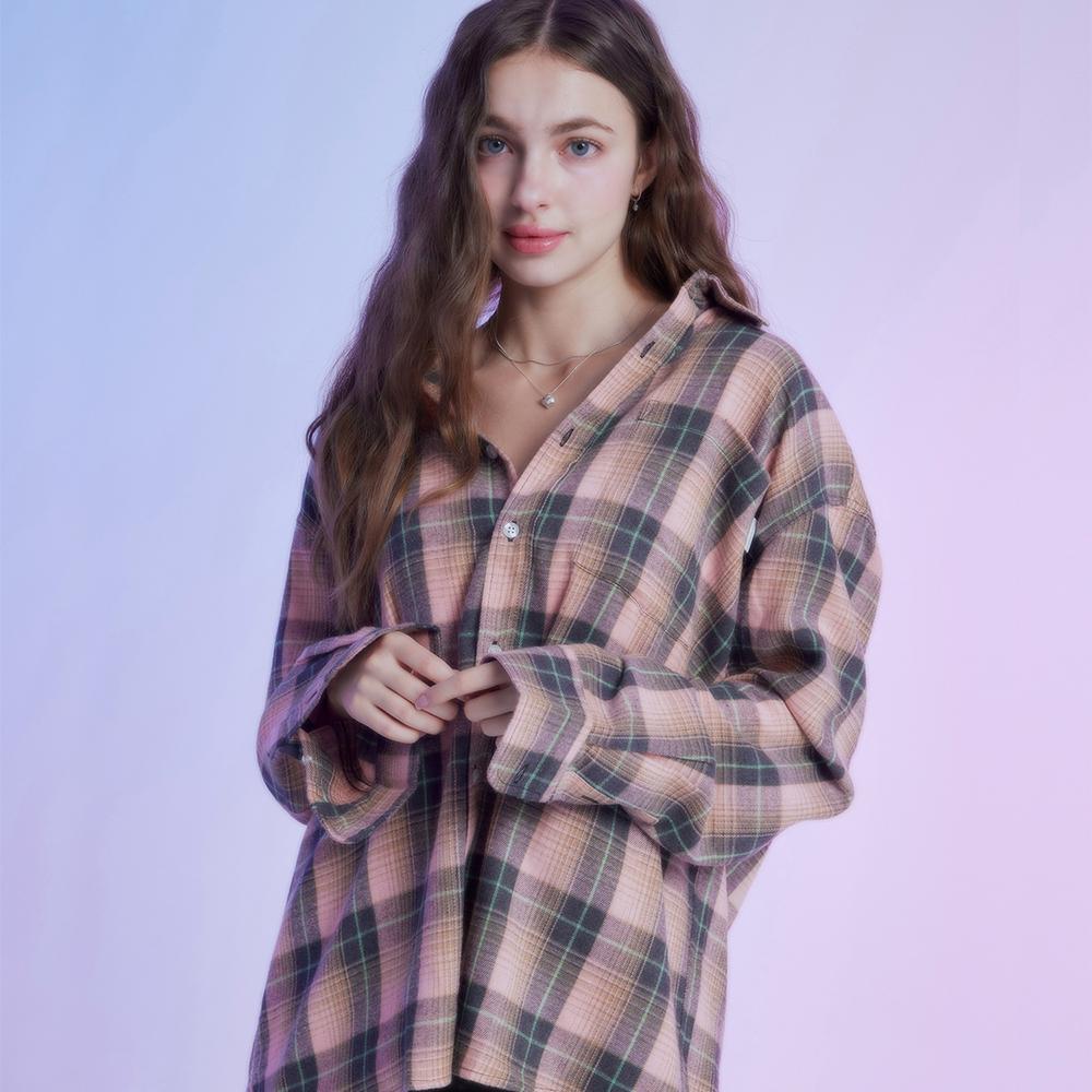 MF_JULIE_CHECK_SHIRT-CORAL