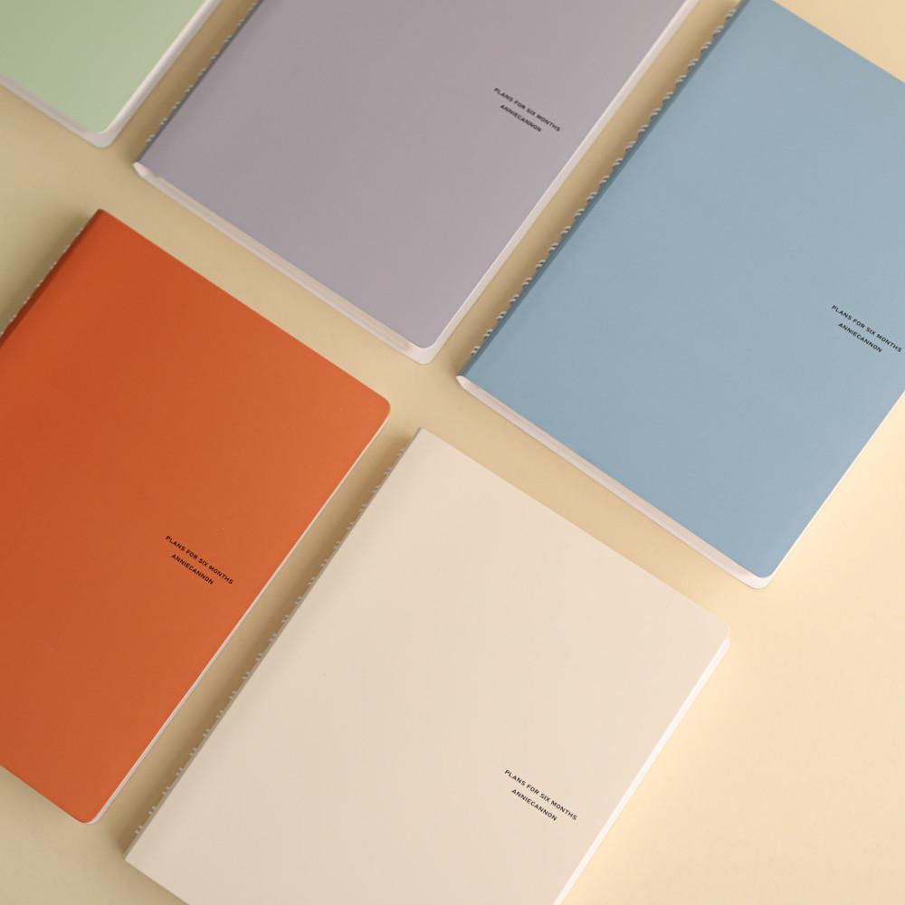 애니캐넌 스터디 플래너 6개월(스프링 ver) 데일리 2024 대학생 학습 공부 공시생