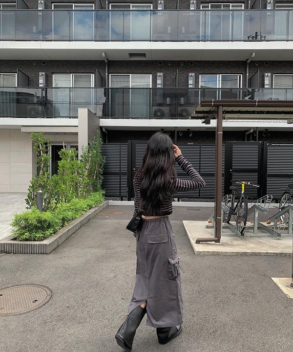마오 카고 롱 스커트 (2color)