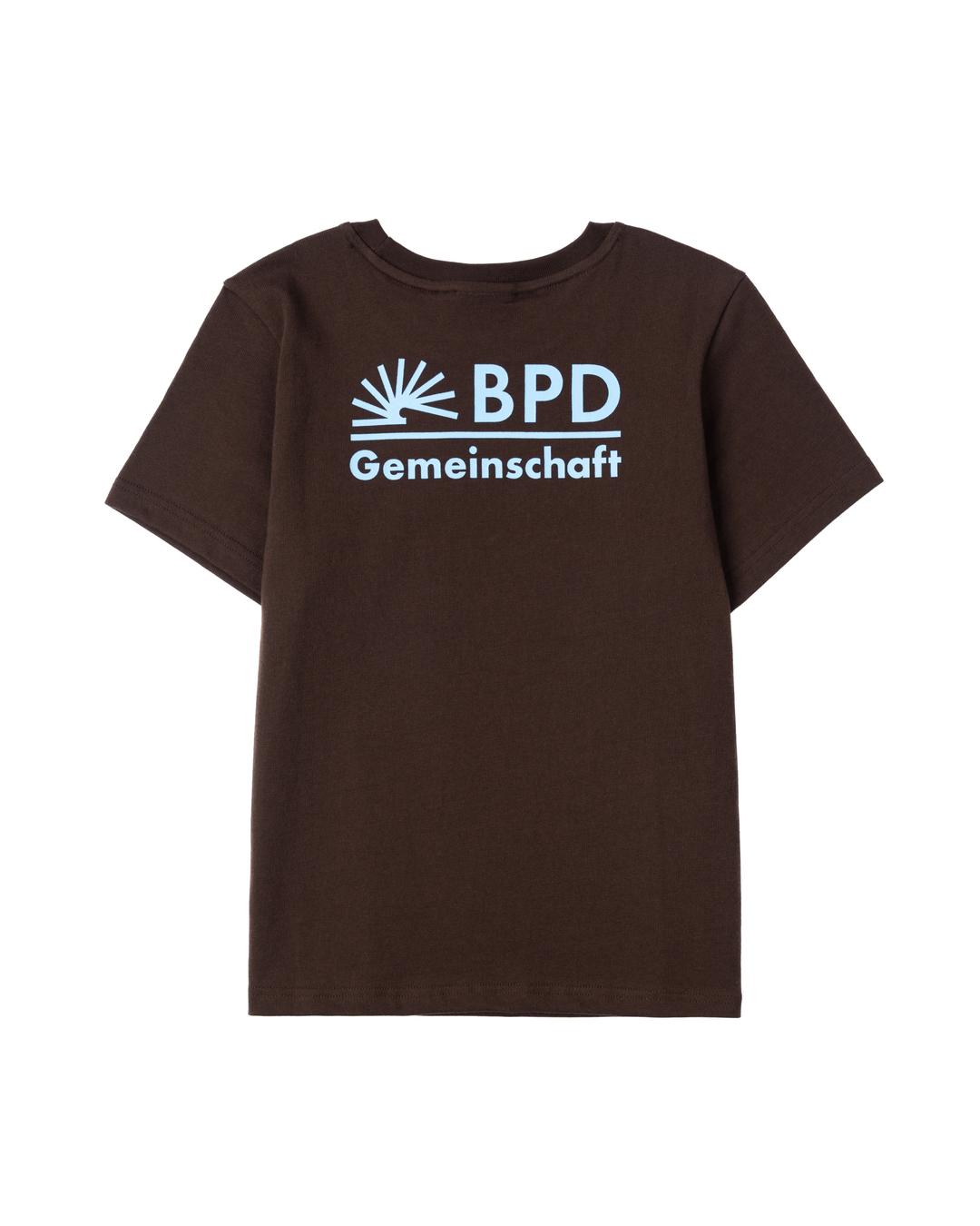 (W) 001 GEMEINSCHAFT TEE (BROWN)