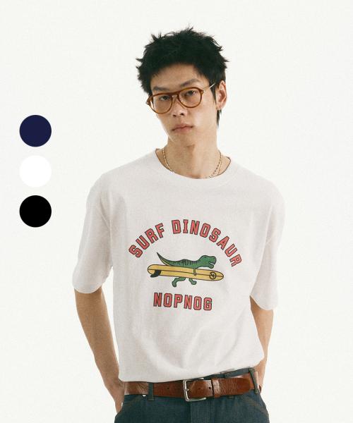 공룡 서퍼 반팔 티셔츠 (3color)