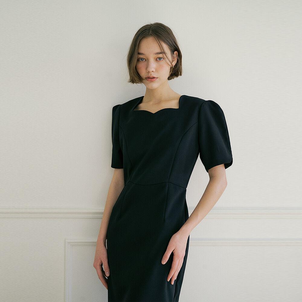 [9차 리오더] Tulip one-piece (Black)