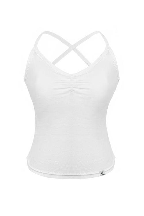 BALLERINA SLEEVELESS-WHITE