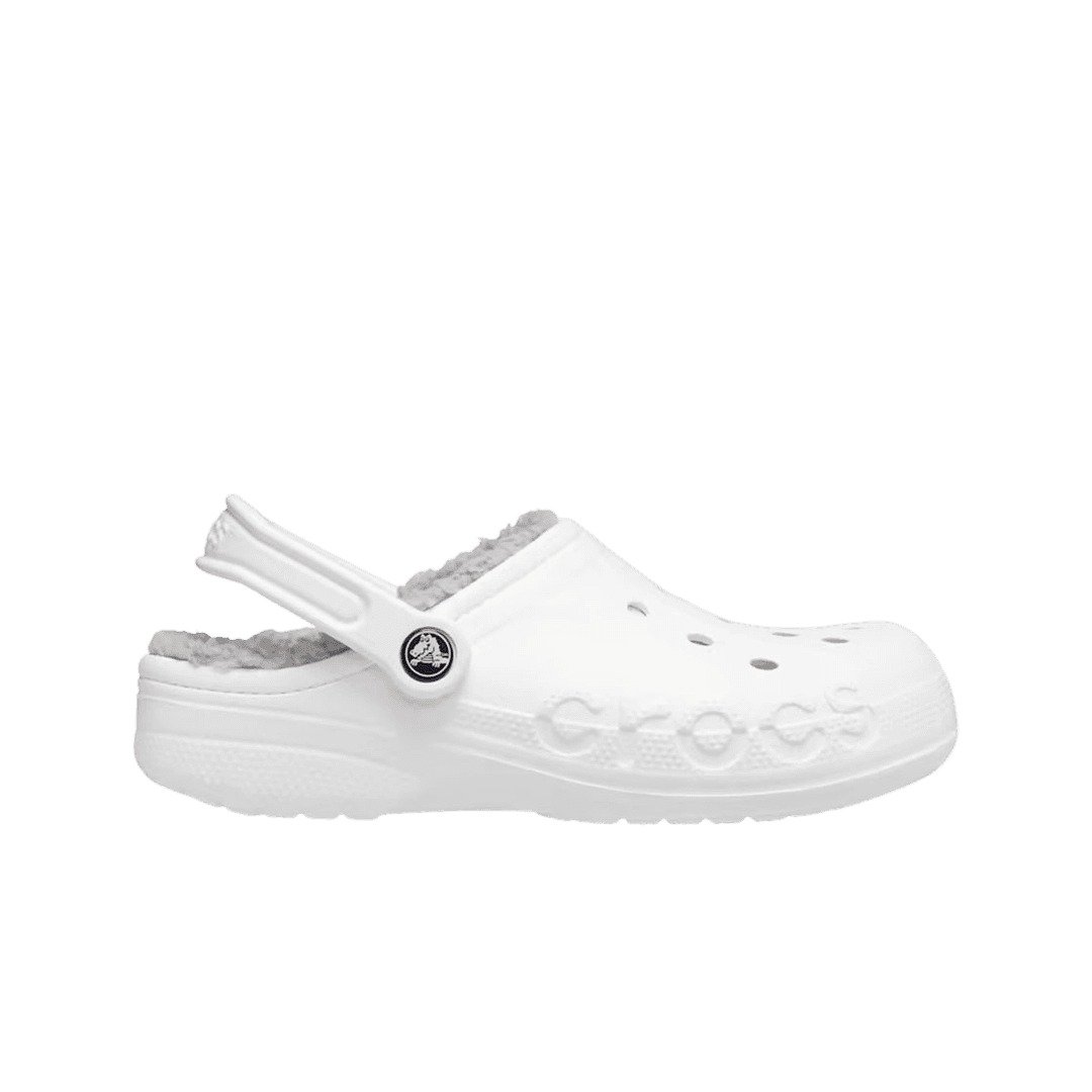 Crocs Baya Lined Clog White Light Grey