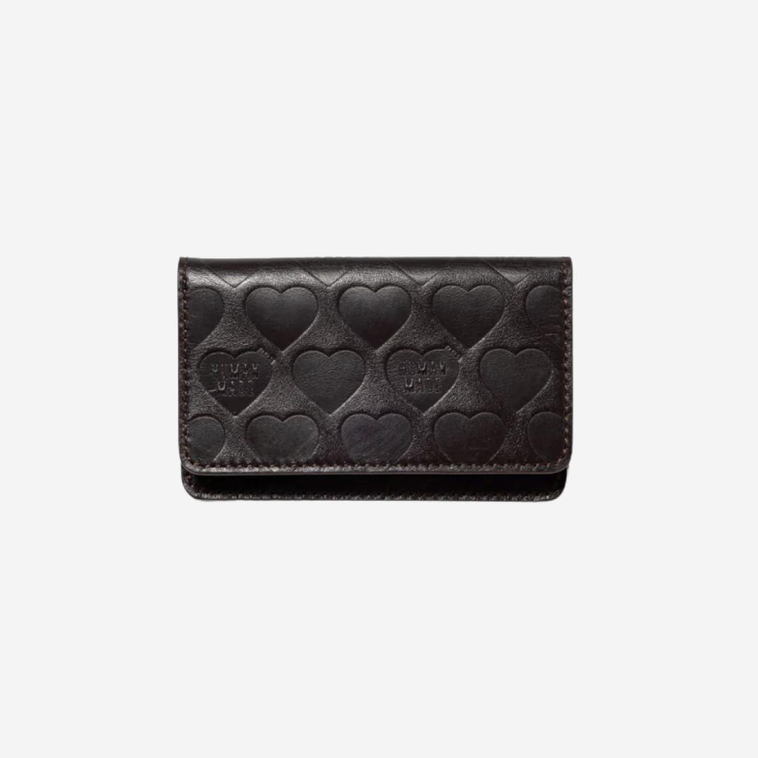 Human Made Leather Card Case Brown