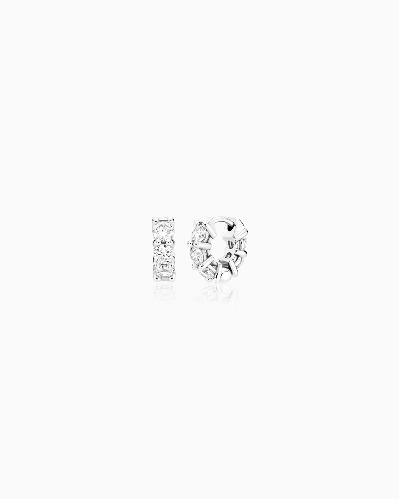 14K 18K 클래식 모이사나이트 테니스 미니 귀걸이 [2 Size]