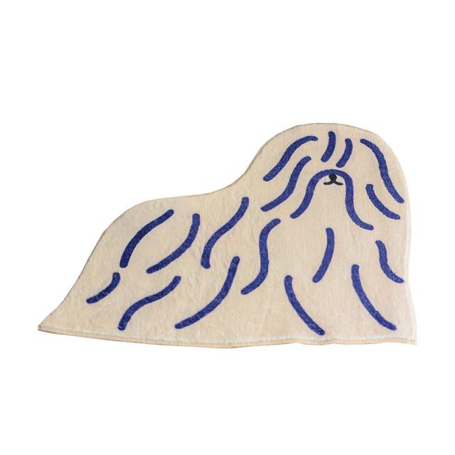 Sapsal Dog Rug 귀여운 삽살개 러그