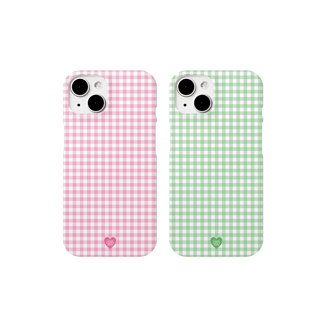 Gingham Check Case