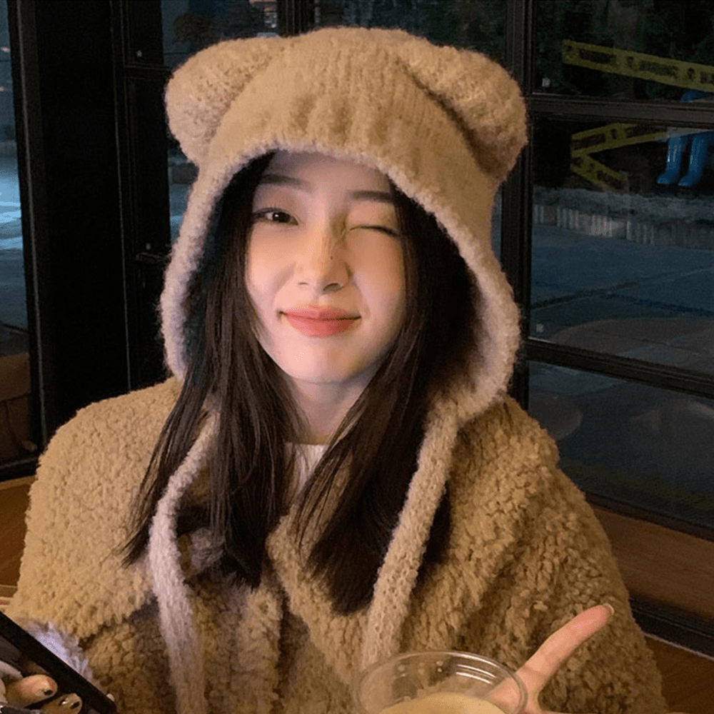 고양이 보넷 비니 털모자(5Color)