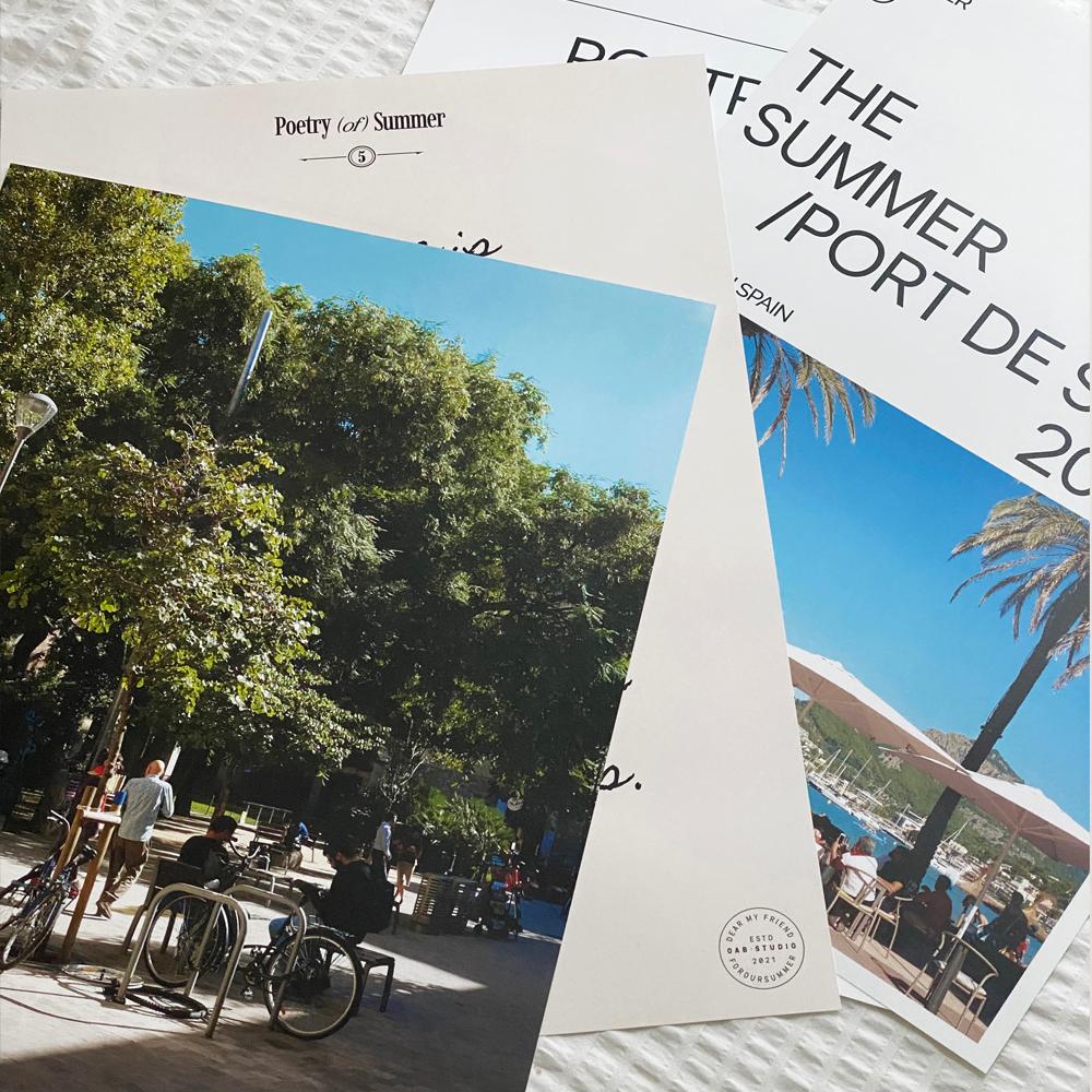 (단독주문)summer poster 여름 사진 타이포 포스터 인테리어 소품