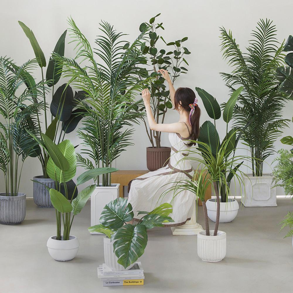 조화나무 인조나무 인테리어 대형화분 식물 장식 몬스테라 잎50