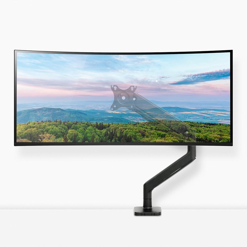 보인 고중량 모니터암 32인치 34인치 43인치 커브드 모니터 거치대