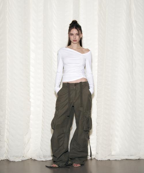 Tex Wide Work Pants (Washed Khaki)