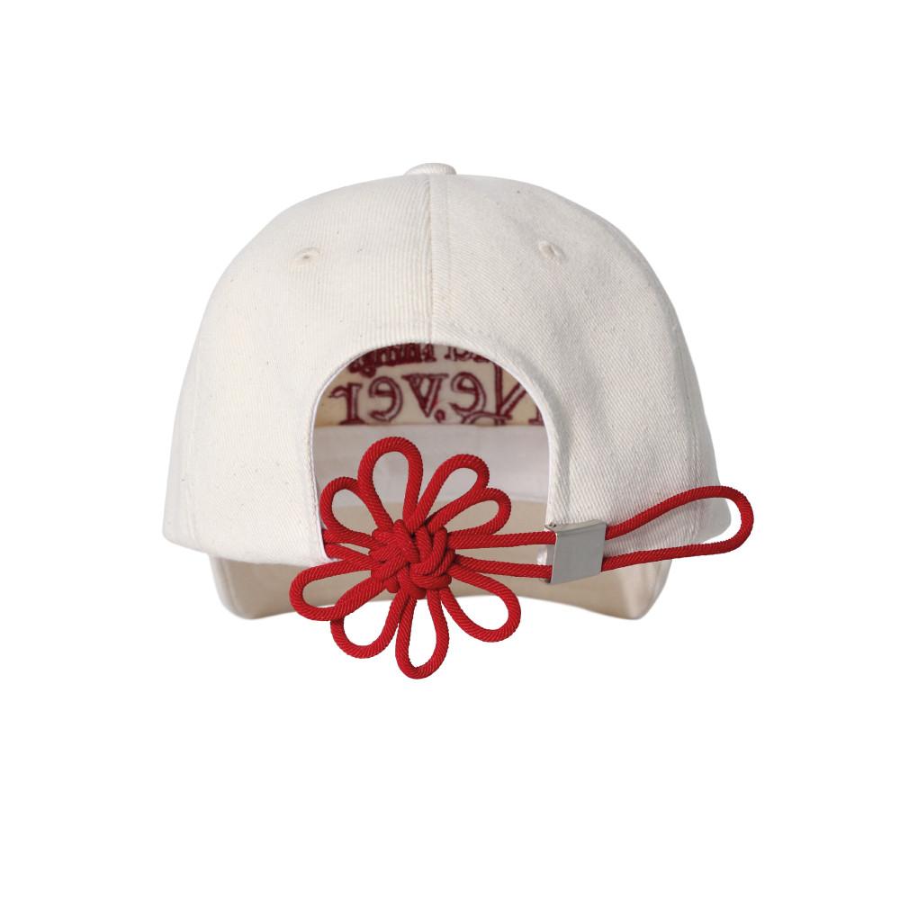FLOWER KNOT CAP - RED
