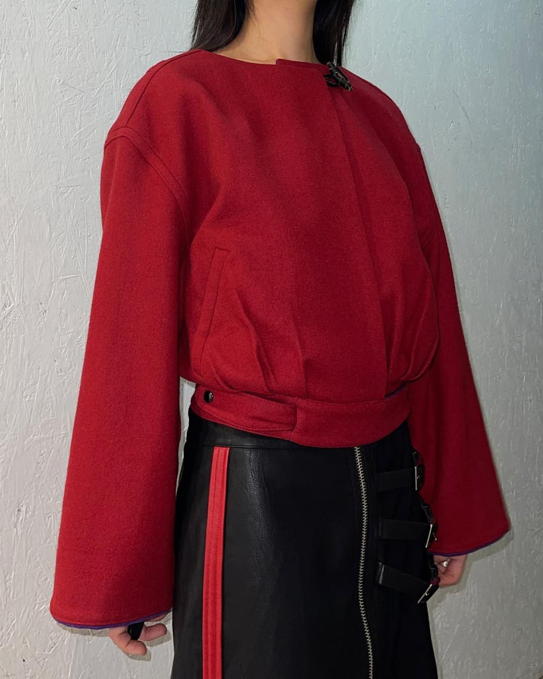 장 폴 고티에 80s 펌킨 자켓 레드 | 후루츠패밀리