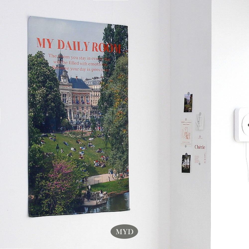 마이데일리룸 캔버스 대형 패브릭 포스터 빈티지 컨버스 가리개 집들이 선물