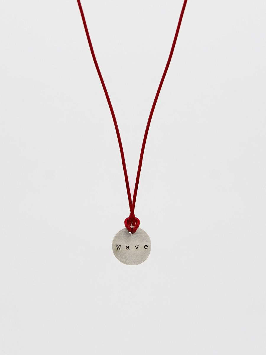 Round Initial String Necklace