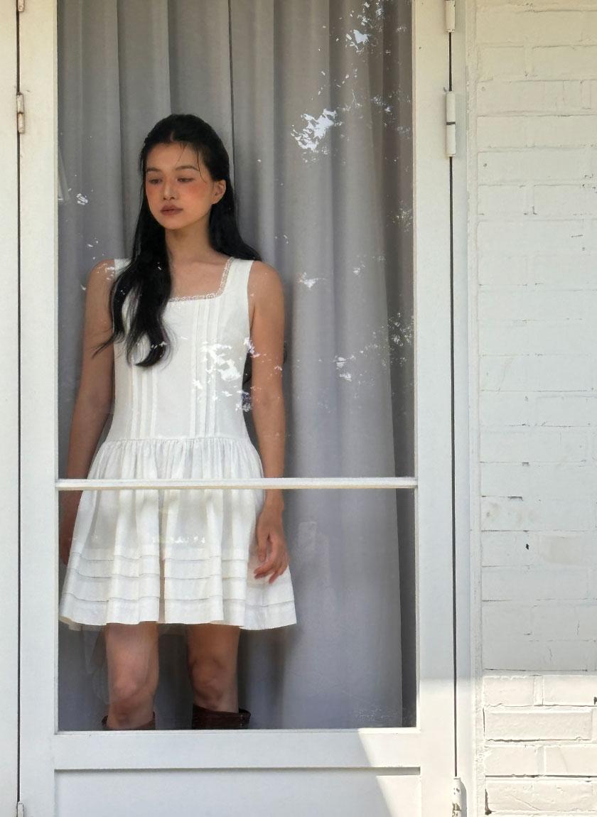 루루서울 With Cottage Dress (White)