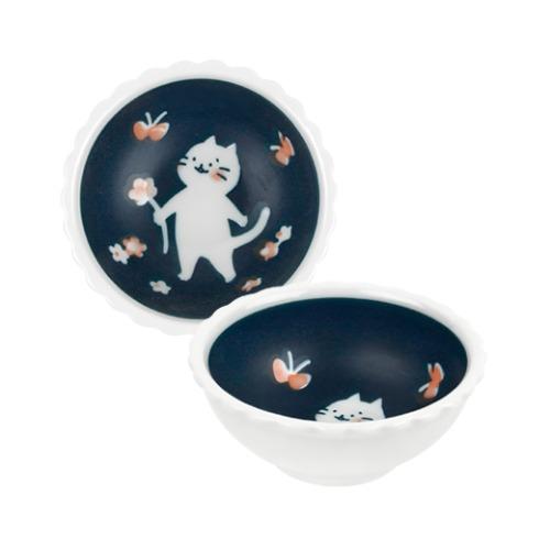 재팬 고양이 깊은원종지