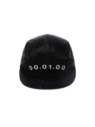 Numbering Camp Cap_Glossy Black