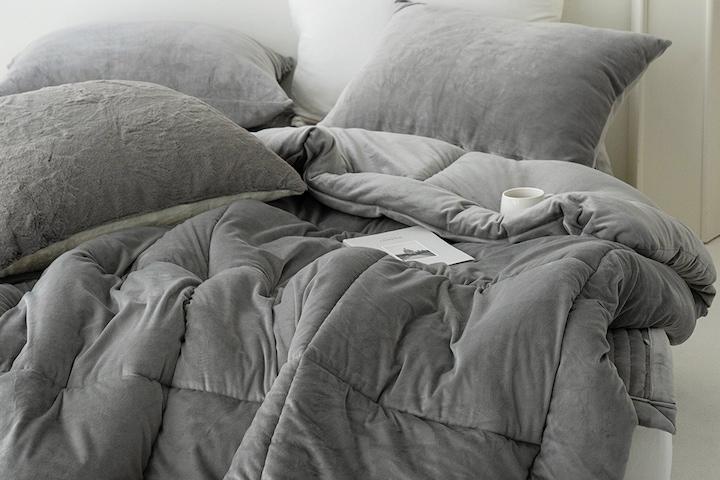 모찌모찌 스판 겨울극세사 이불세트/패드세트(S/Q)