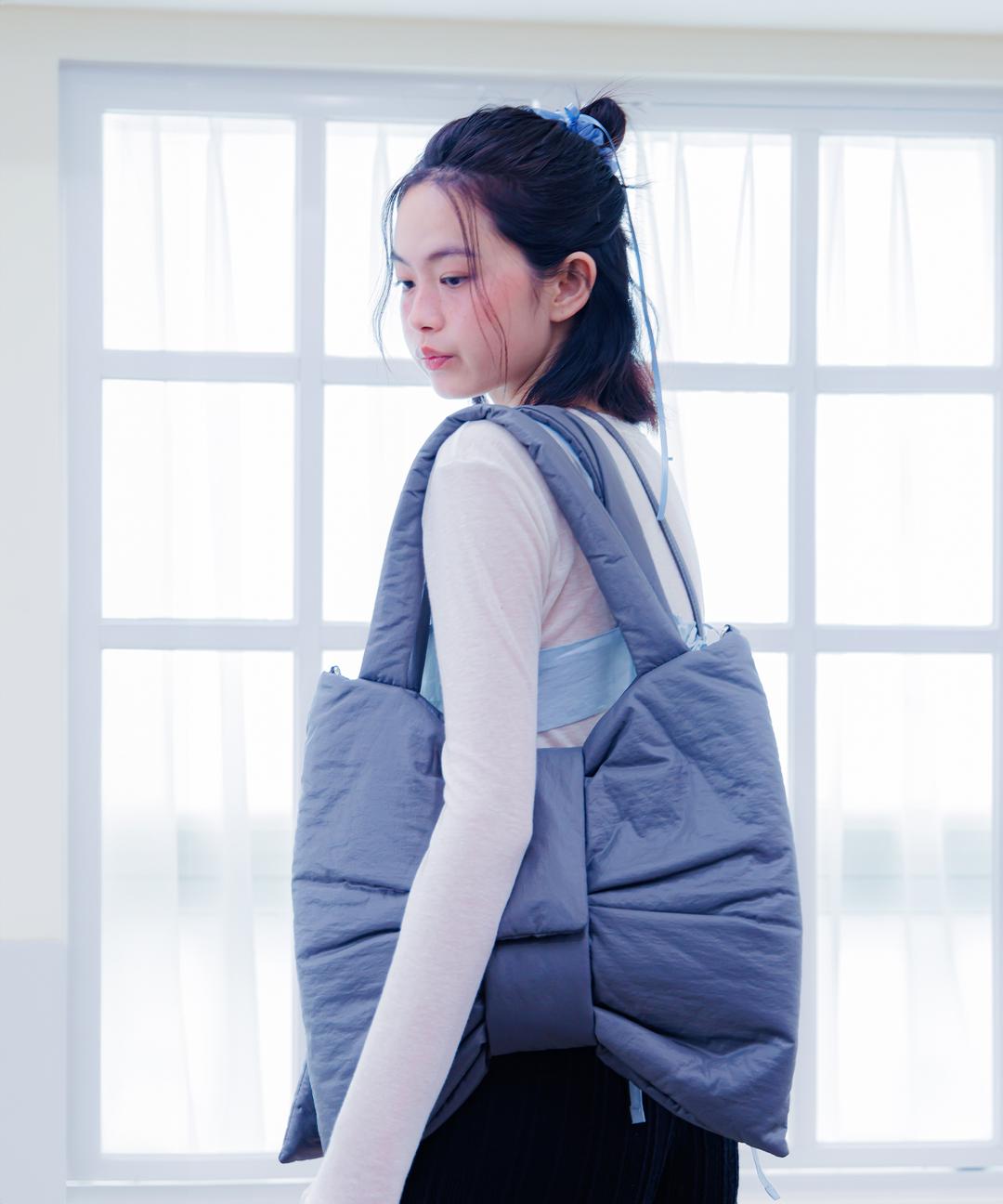 라임라이크 듀이 리본백_Gray