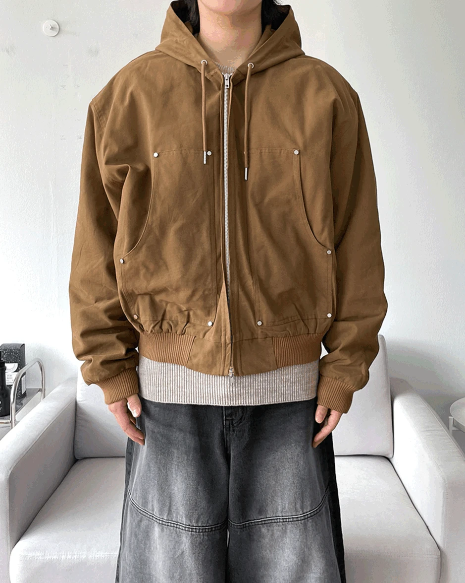 워크 리벳 후드 점퍼 3C