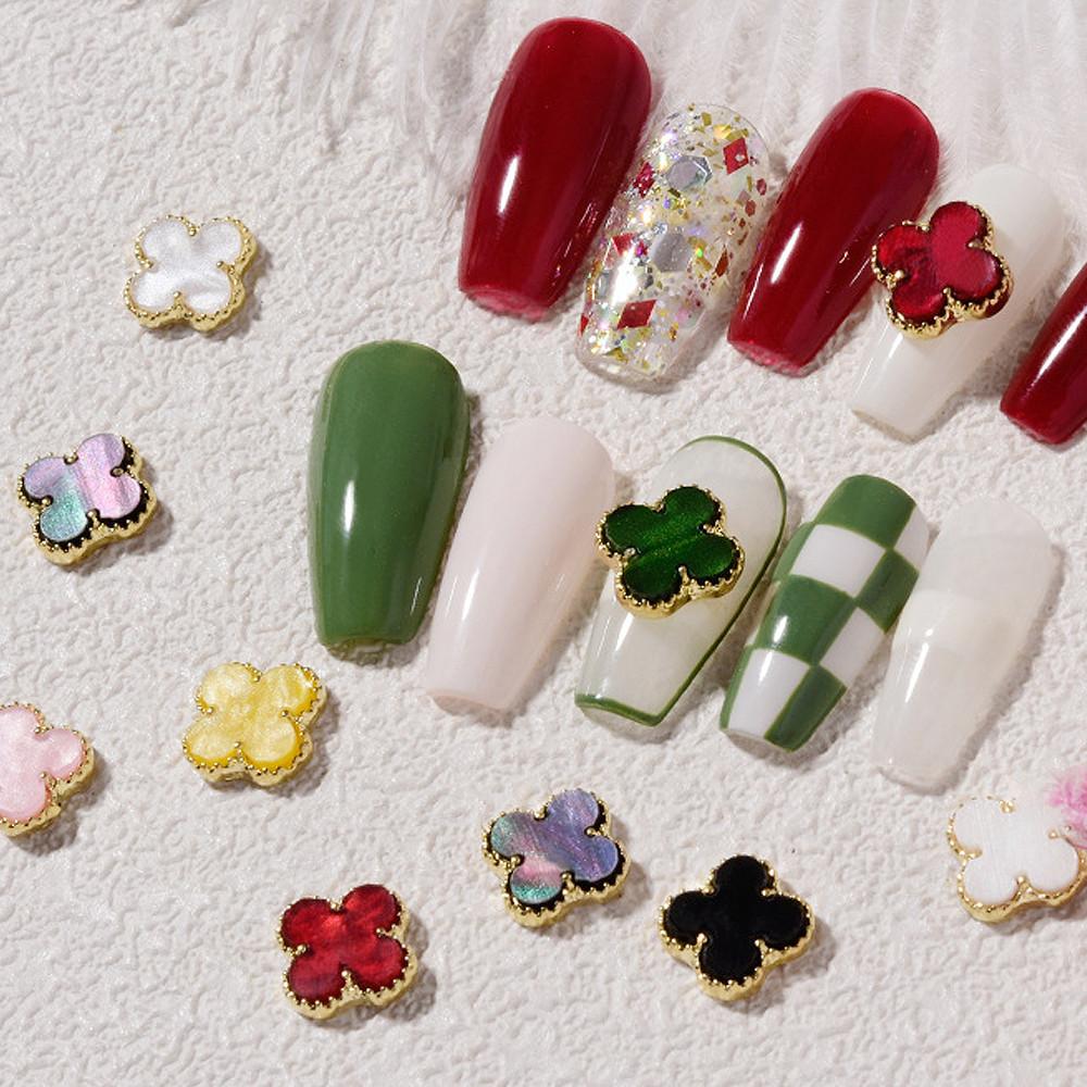 셀프 젤네일 파츠 재료 클로버파츠(6개입) S