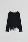 FRINGE DAMAGE KNIT
