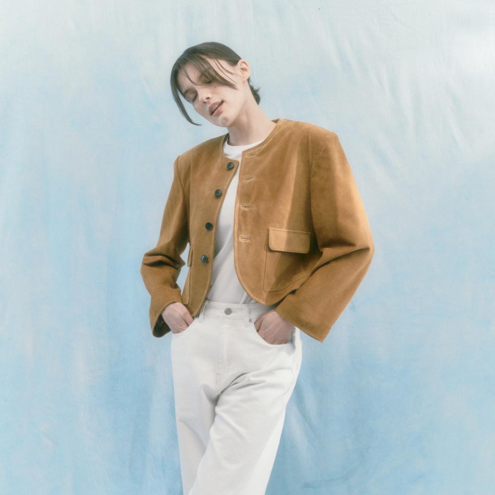 Real Pigleather Jaket (BROWN)